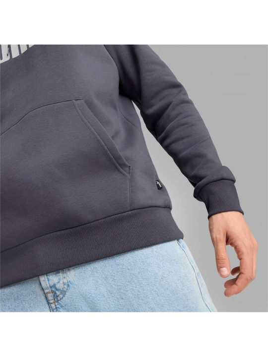 Big Logo Sweatshirt mit Kapuze Galactic Grey