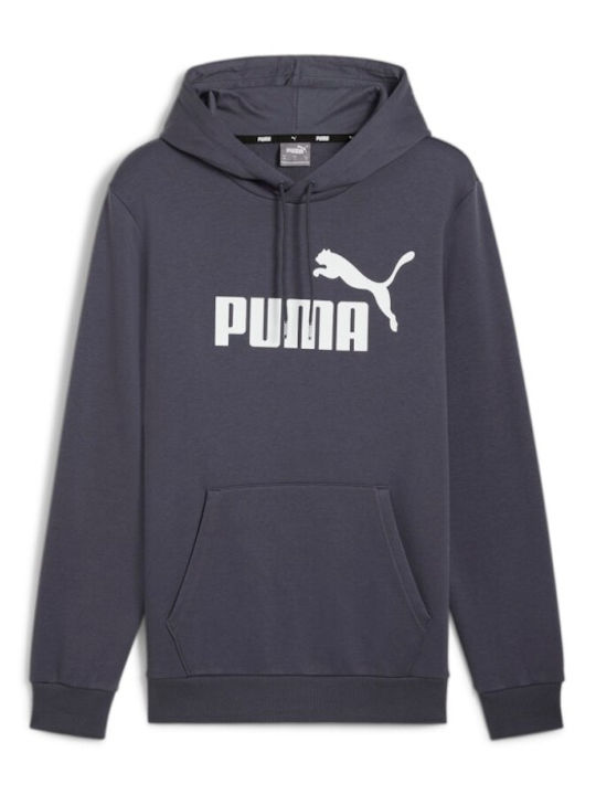 Big Logo Sweatshirt mit Kapuze Galactic Grey