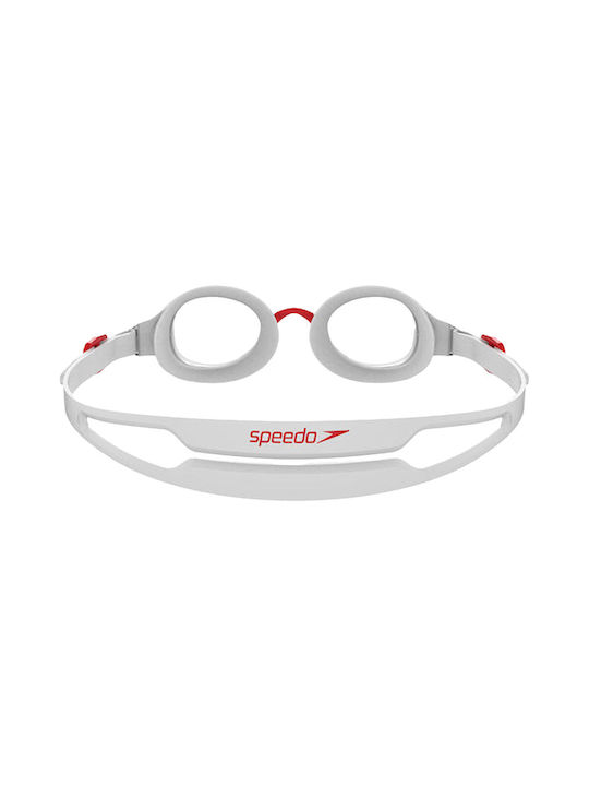 Speedo Hydropure Swimming Goggles Adults with Anti-fog Lenses Gray