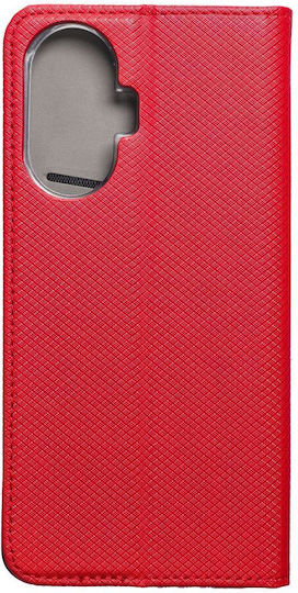 Forcell Smart Book Πλαστικό Κόκκινο (Realme C55)
