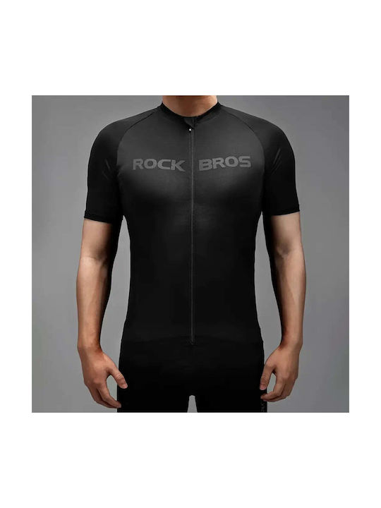 Rockbros Short Sleeves Cycling Jersey Black