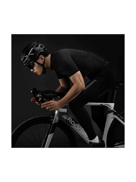 Rockbros Ανδρική Κοντομάνικη Μπλούζα Road Bike Μαύρη