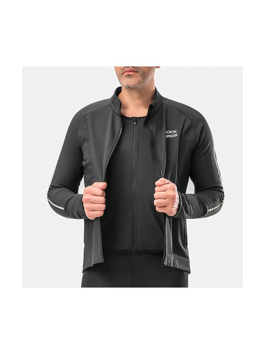 Rockbros Ανδρική Μακρυμάνικη Μπλούζα Road Bike Μαύρη