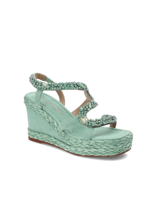 Alma en Pena Women's Platform Shoes Green