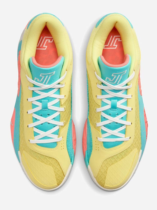 Tatum 2 Χαμηλά Μπασκετικά Παπούτσια Light Zitron / Aurora Green / Atomic Pink / Sail
