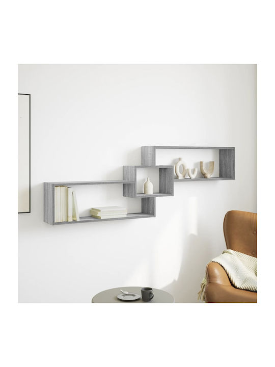 Shelf Wall Grey Sonoma 158x18x53cm