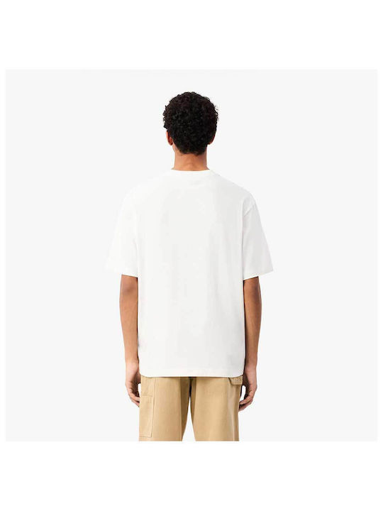 Lacoste Men's Short Sleeve Blouse White