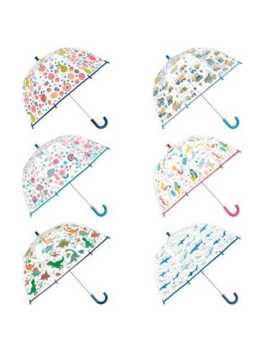 Stephen Joseph Kinderregenschirm Gebogener Handgriff Transparente 61cm