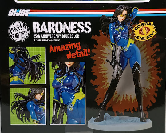 Kotobukiya 2020 Bishoujo Gi Joe Cobra Baroness Blue Uniform Pvc Statue Sealed