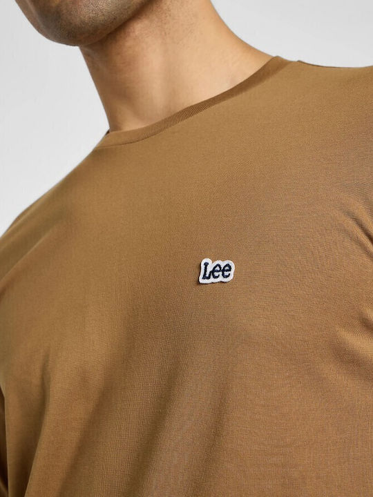 Patch Logo T-shirt Καφέ