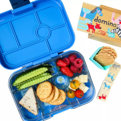 Yumbox Original 6-secțiuni Cutie de Prânz Verde Matcha Monștri Amuzanți