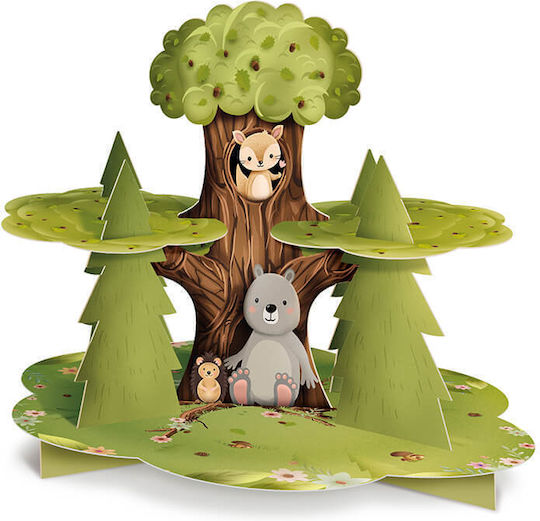 Party Pal Cupcake Stand Forest Friends