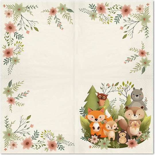 Forest Friends Napkins 10pcs