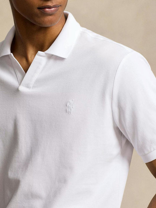 Ralph Lauren Ανδρική Μπλούζα Polo Ασπρο