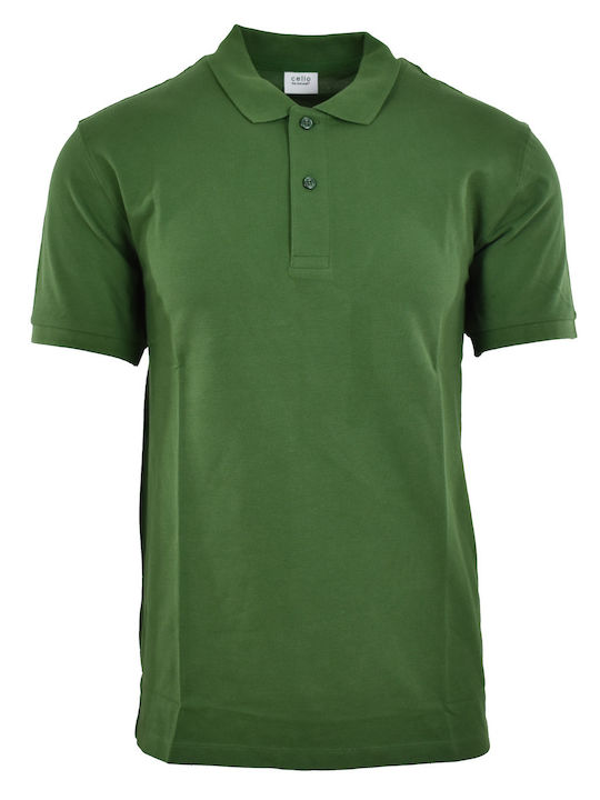 Celio Teone Bluza Bărbătească Polo Verde