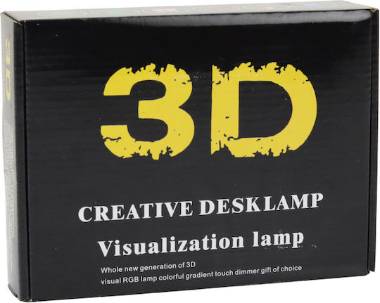 Dekorative Lampe 3D-Illusion Mehrfarbig