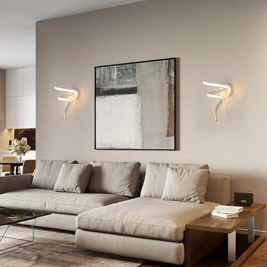 Powertech Φωτιστικό Τοίχου LED Λευκό 29x19x16εκ. Powertech Φωτιστικό Τοίχου LED Λευκό 29x19x16εκ.