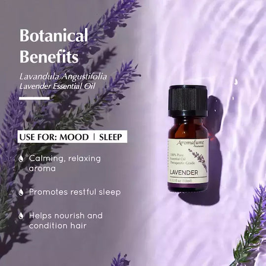 Φυσικό Αιθέριο Έλαιο Λεβάντας Natural Essential Oil Lavender 10ml