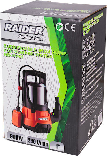 Raider RD-WP61 Single-Phase Waste Water Sewage Pump 1.2hp with Float Switch 070168