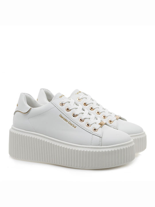 Renato Garini Sneakers White / Lt Gold