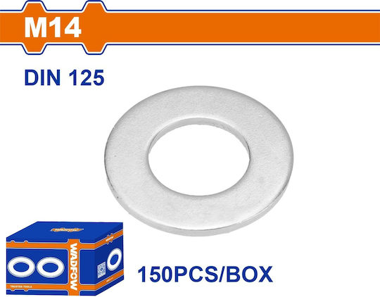 Wadfow Ροδέλα για Βίδα M14mm 150τμχ DIN 125