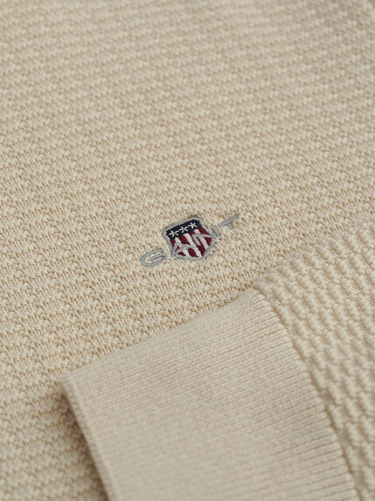 Men's Knitted Cardigan Ecru