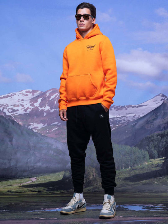 Sweatshirt with Hood Orange