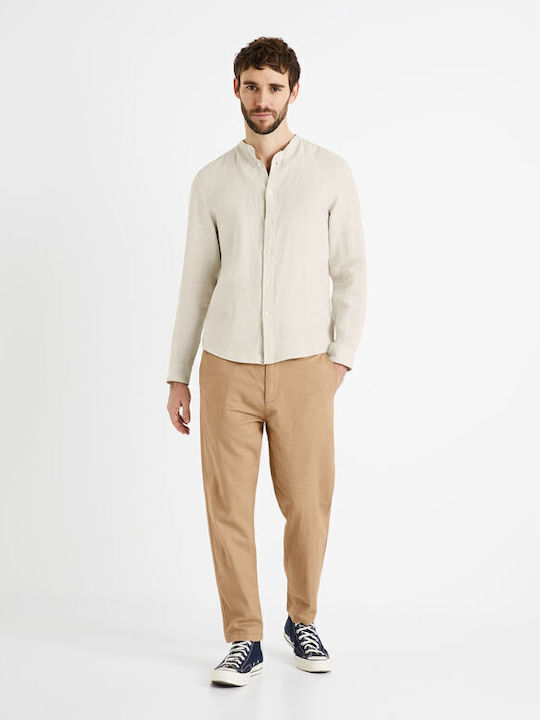 Leinen Hemd Natural Beige