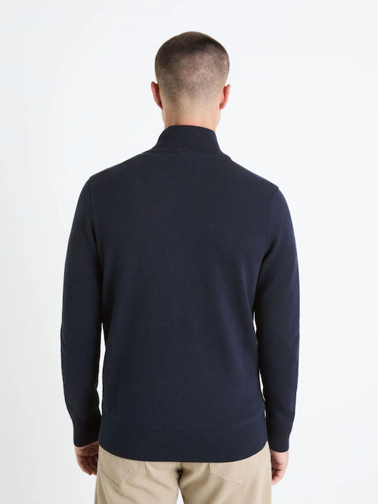 Celio Herren Sweatshirt Jacke Dark Blue