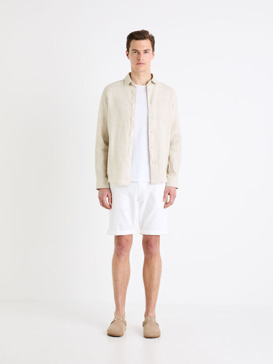 Leinen Hemd Natural Beige