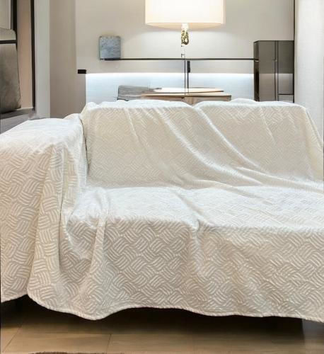 Linea Home Rafles Σετ Ριχτάρια 3τμχ Ζακάρ Εκρού