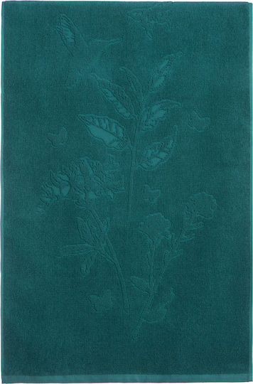 Nef-Nef Homeware Πετσέτα Προσώπου Premium Birds 50x90εκ. Green Βάρους 550gr/m²