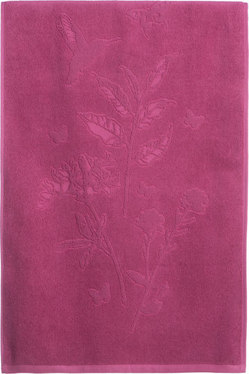 Nef-Nef Homeware Кърпа за лице Premium Birds 50x90см. Роза Тегло 550гр/кв.м