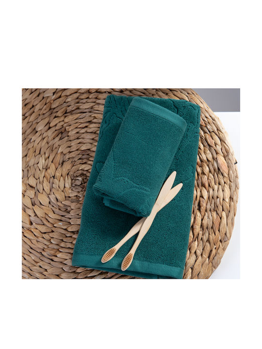 Nef-Nef Homeware Πετσέτα Σώματος Birds 70x140εκ. Green Βάρους 550gr/m²