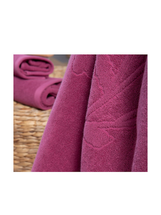 Nef-Nef Homeware Bath Towel Premium Birds 70x140cm Rose Weight 550gr/m²