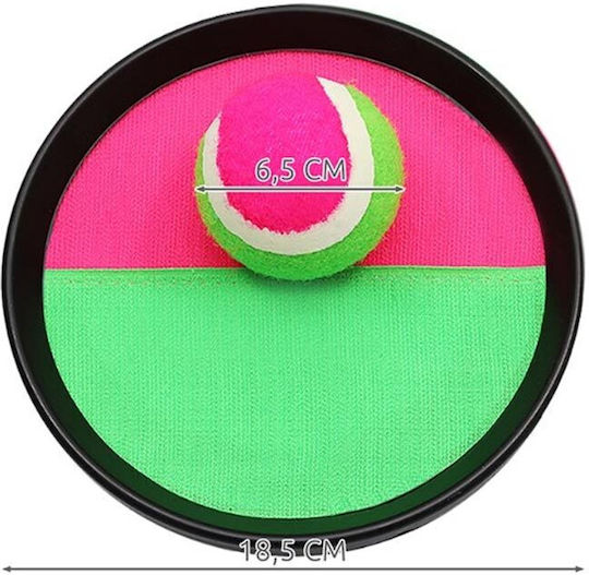 Velcro Beach Racket Set with Ball 18.5x8.5cm Kruzzel