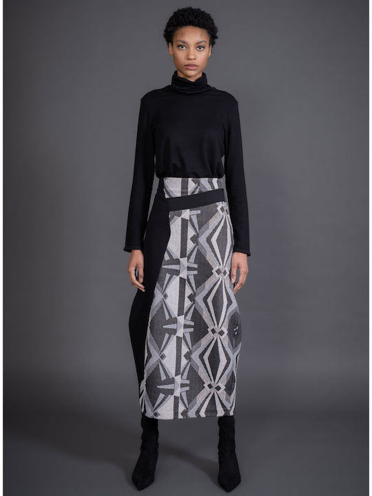 Women's Blouse Long Sleeve Turtleneck Black