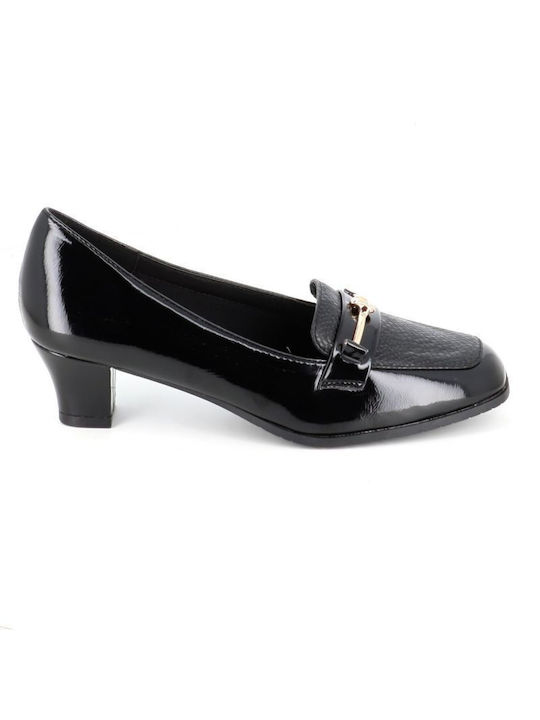 B-Soft Anatomic Patent Leather Black Heels