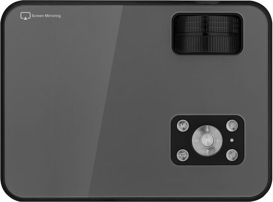 Kruger & Matz KM0371-FHD Proiector LCD Full HD LED cu Wi-Fi și Difuzoare Incorporate Gri