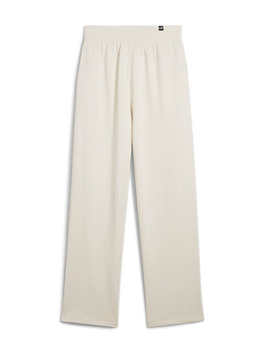 Jogginghose mit Gummizug Beige