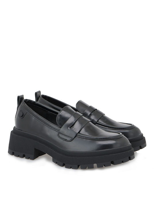 Seven Damen Loafers in Schwarz Farbe