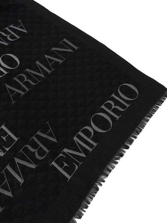 Emporio Armani Γυναικείο Φουλάρι Μαύρο