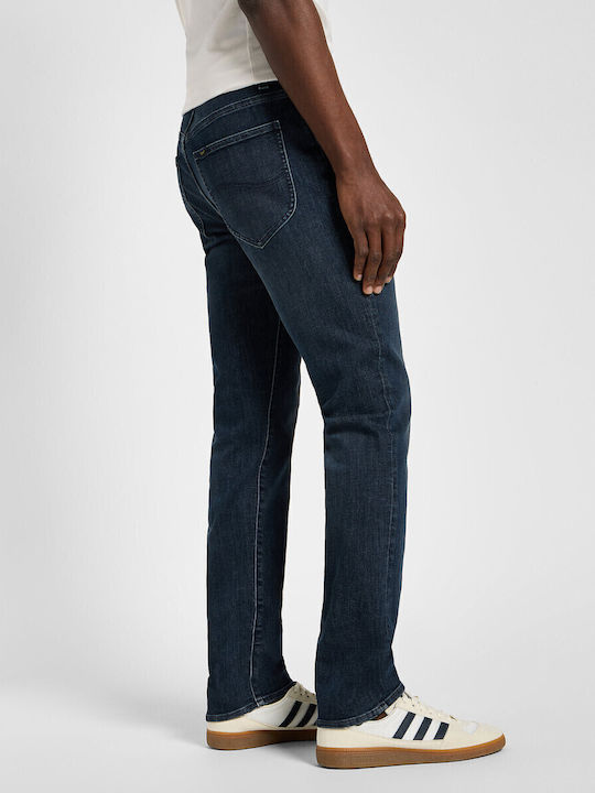 Fit Mvp Ανδρικό Παντελόνι Τζιν Ελαστικό με Slim Straight Εφαρμογή Blue Denim