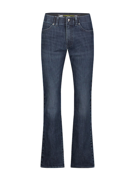 Fit Mvp Ανδρικό Παντελόνι Τζιν Ελαστικό με Slim Straight Εφαρμογή Blue Denim