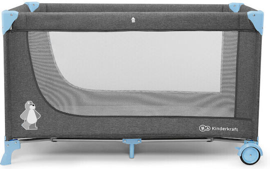 Kinderkraft Joy Laufstall mit Matratze Gray 126x75cm