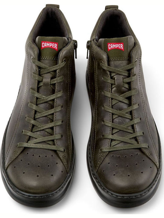 Four Leather Green Men's Boots Anatomical