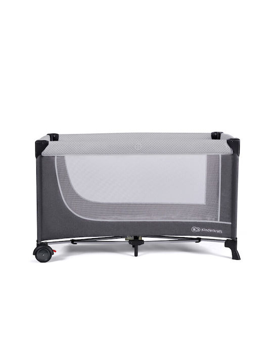 Kinderkraft Leody Playpen 2 Levels with Mattress Gray 126x65cm