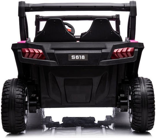 Elektrisches Doppelsitzer Auto Mit Fernbedienung Rosa Für 3+ Jahre