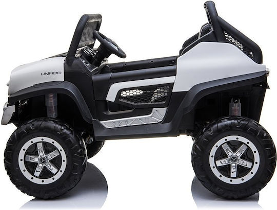 Mercedes Unimog Buggy Διθέσιο με Τηλεκοντρόλ Λευκό για 3+ Ετών