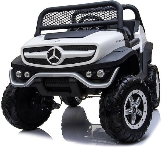 Mercedes Unimog Buggy Διθέσιο με Τηλεκοντρόλ Λευκό για 3+ Ετών